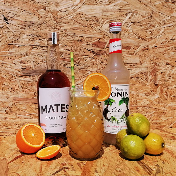 caribbean-Colada thuis bezorgd